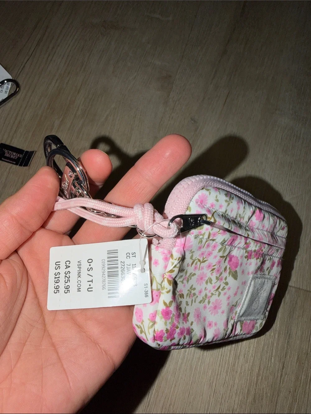 PINK Victorias Secret compact floral